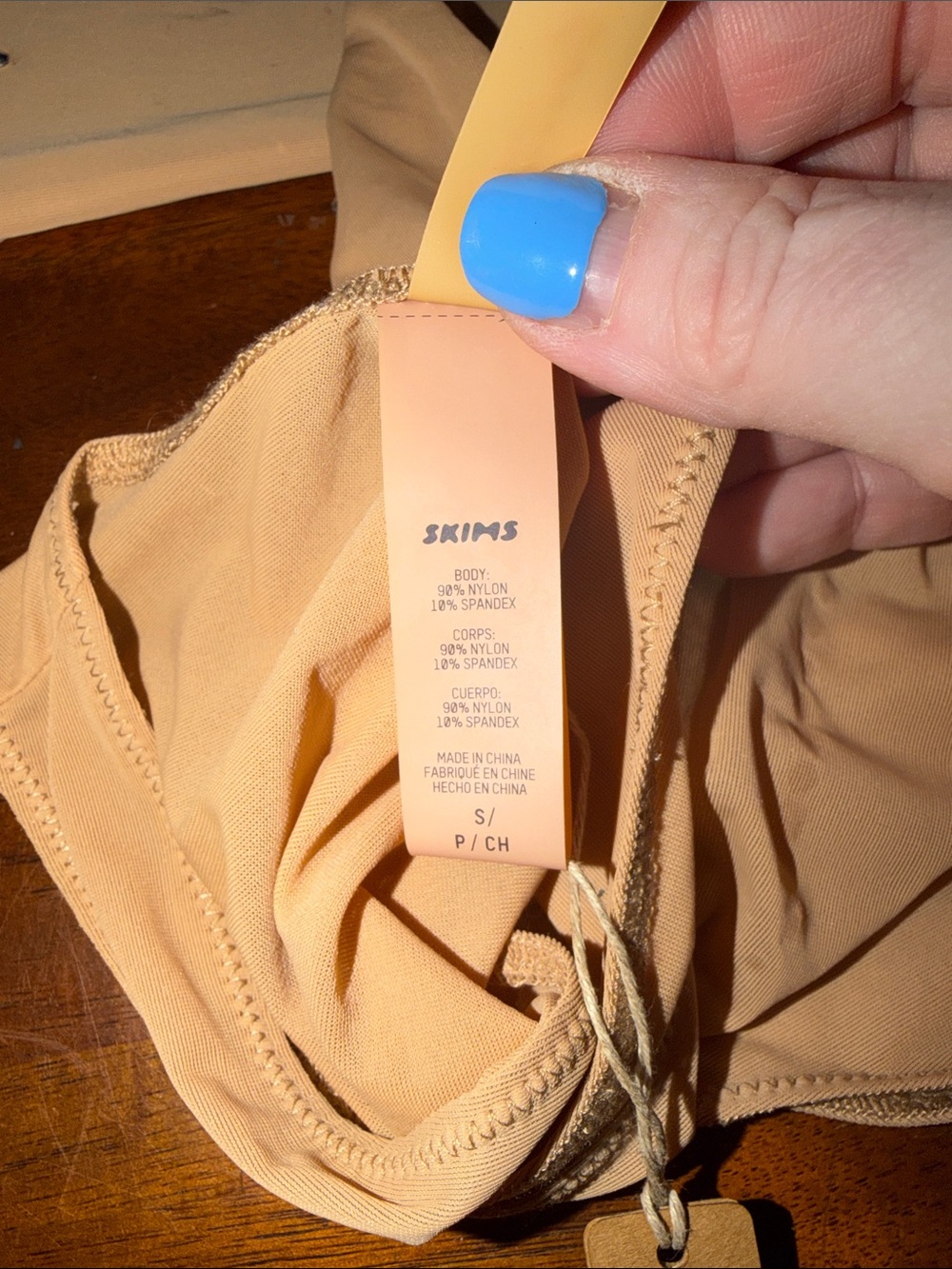 Skims Ladies Mesh Cover Ups Long Dress. NWT. Color Ochre with embellishments. - Picture 12 of 13